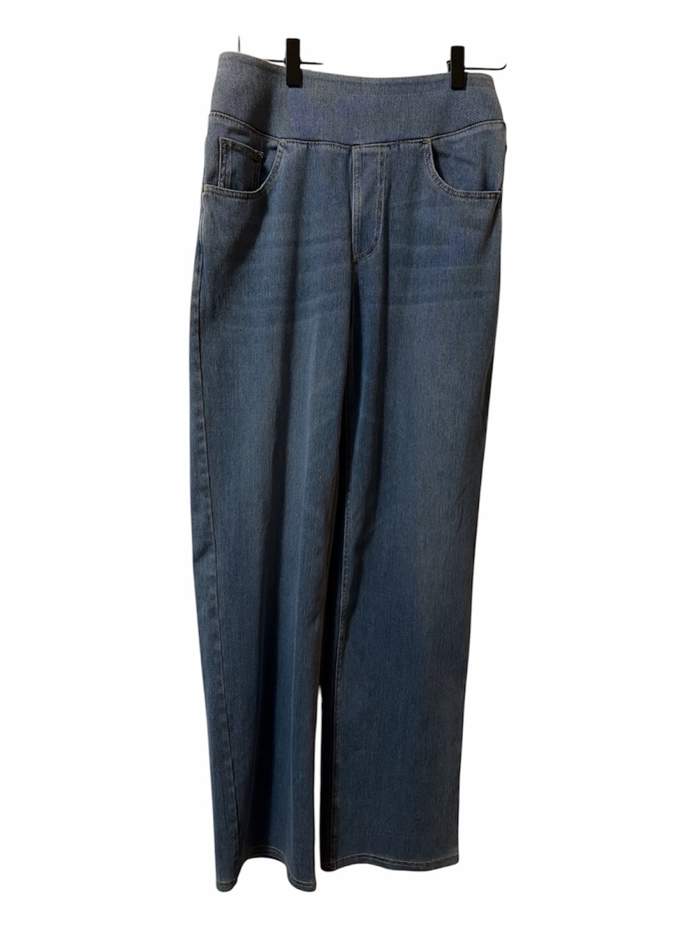 Halara Flex High Waisted Pockets Straight Leg Washed Casual Jeans